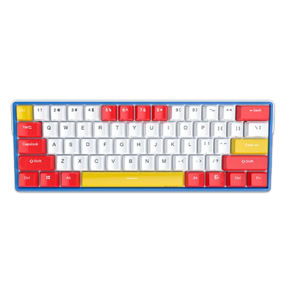 Kzzi K61 RGB Three Mode TTC Mechanical Keyboard - IPOPULARSHOP