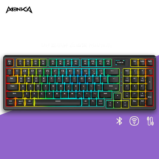 MONKA 3098 PRO Mechanical Keyboard - IPOPULARSHOP