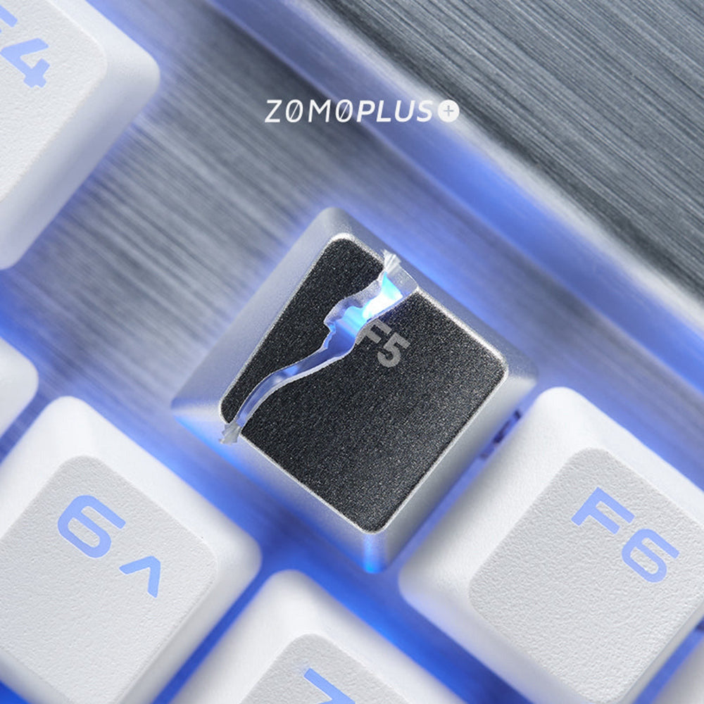 Zomoplus Cracked F5 Aluminum Artisan Keycap - IPOPULARSHOP