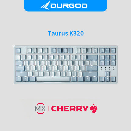 DURGOD K320/K310 White Light Mechanical Keyboard - IPOPULARSHOP