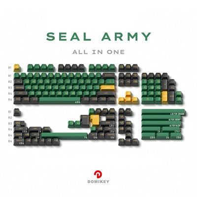 DOMIKEY Seal Army SA Profile Keycaps Set - IPOPULARSHOP