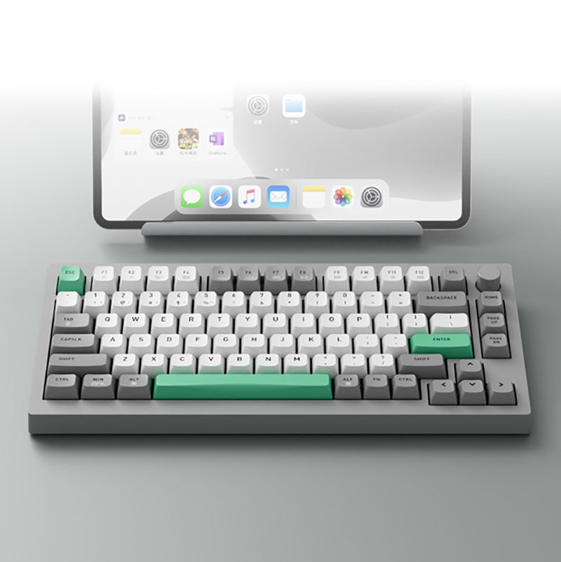 JAMESDONKEY A3 Grey Cyan Mechanical Keyboard - IPOPULARSHOP