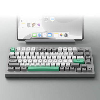 JAMESDONKEY A3 Grey Cyan Mechanical Keyboard - IPOPULARSHOP