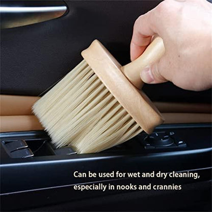 High-Density Ultra Soft Brush, Keyboard Brush, Car Brush, Wooden Handle Detail Brush - IPOPULARSHOP