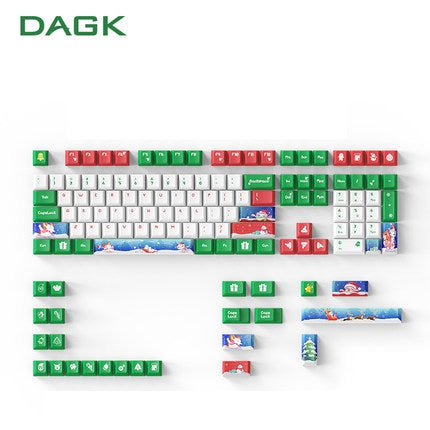 DAGK Christmas Theme Cherry Keycaps - IPOPULARSHOP