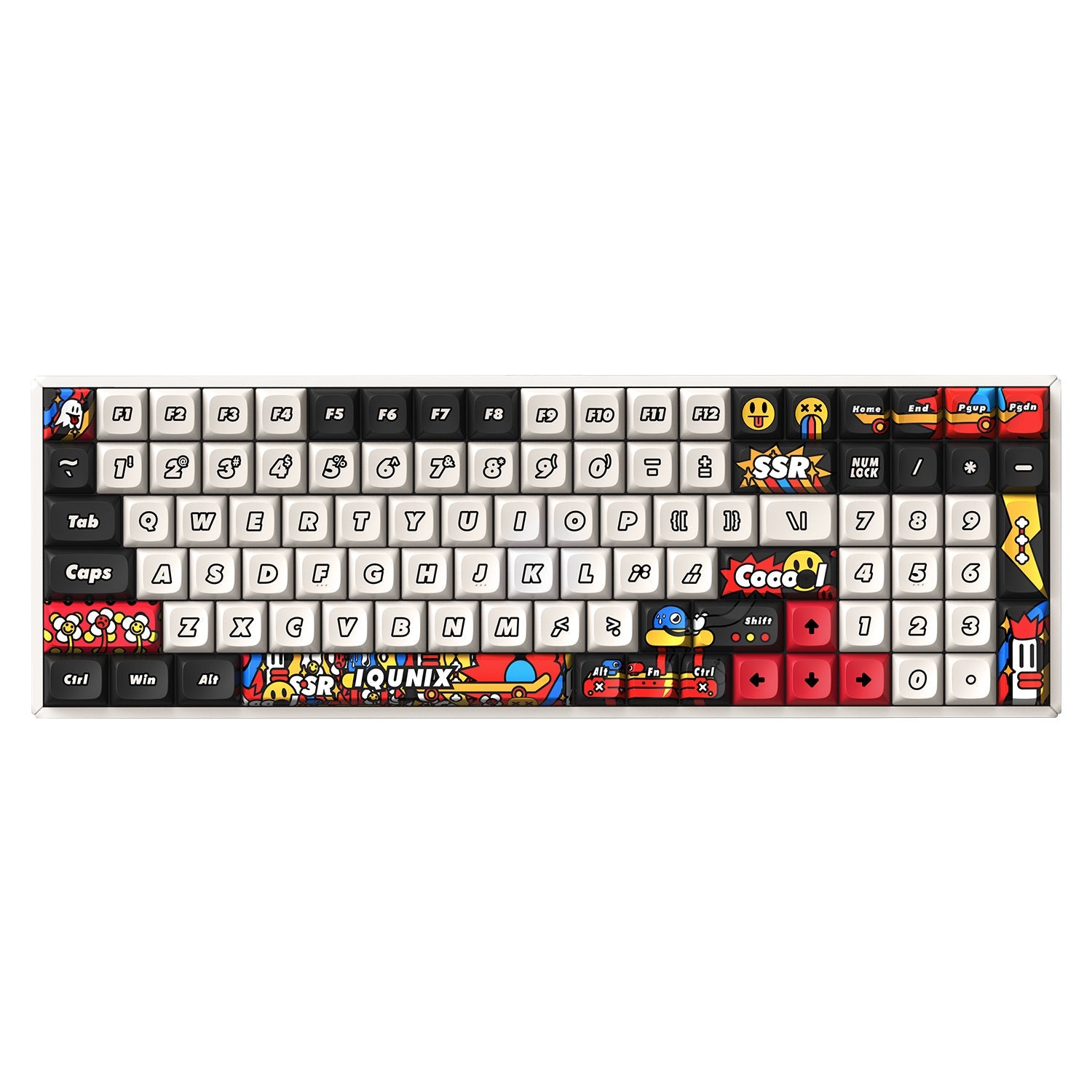 IQUNIX F97 Graffiti Diary Wireless Mechanical Keyboard - IPOPULARSHOP