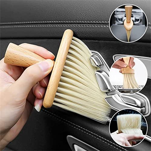 High-Density Ultra Soft Brush, Keyboard Brush, Car Brush, Wooden Handle Detail Brush - IPOPULARSHOP