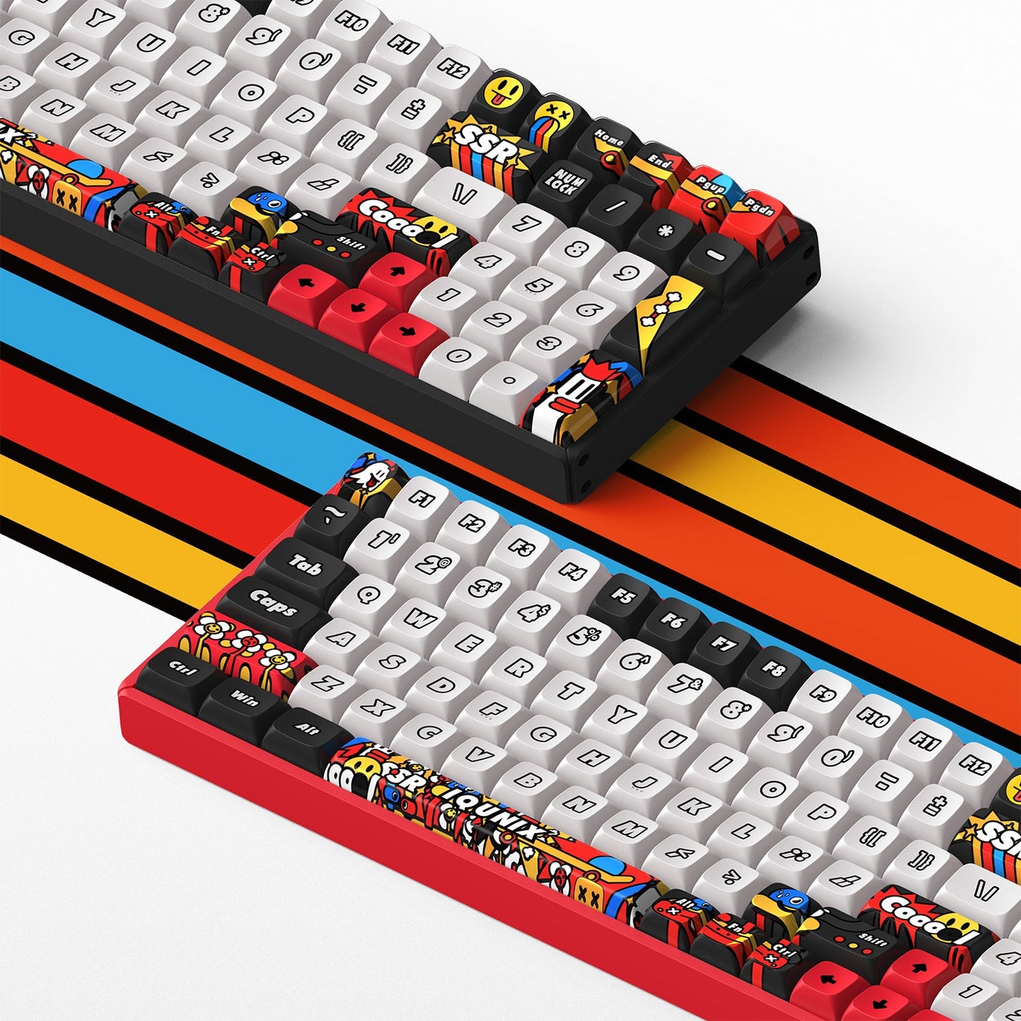 Graffiti Keycaps KDA Profile keycaps Custom mechanical keyboard