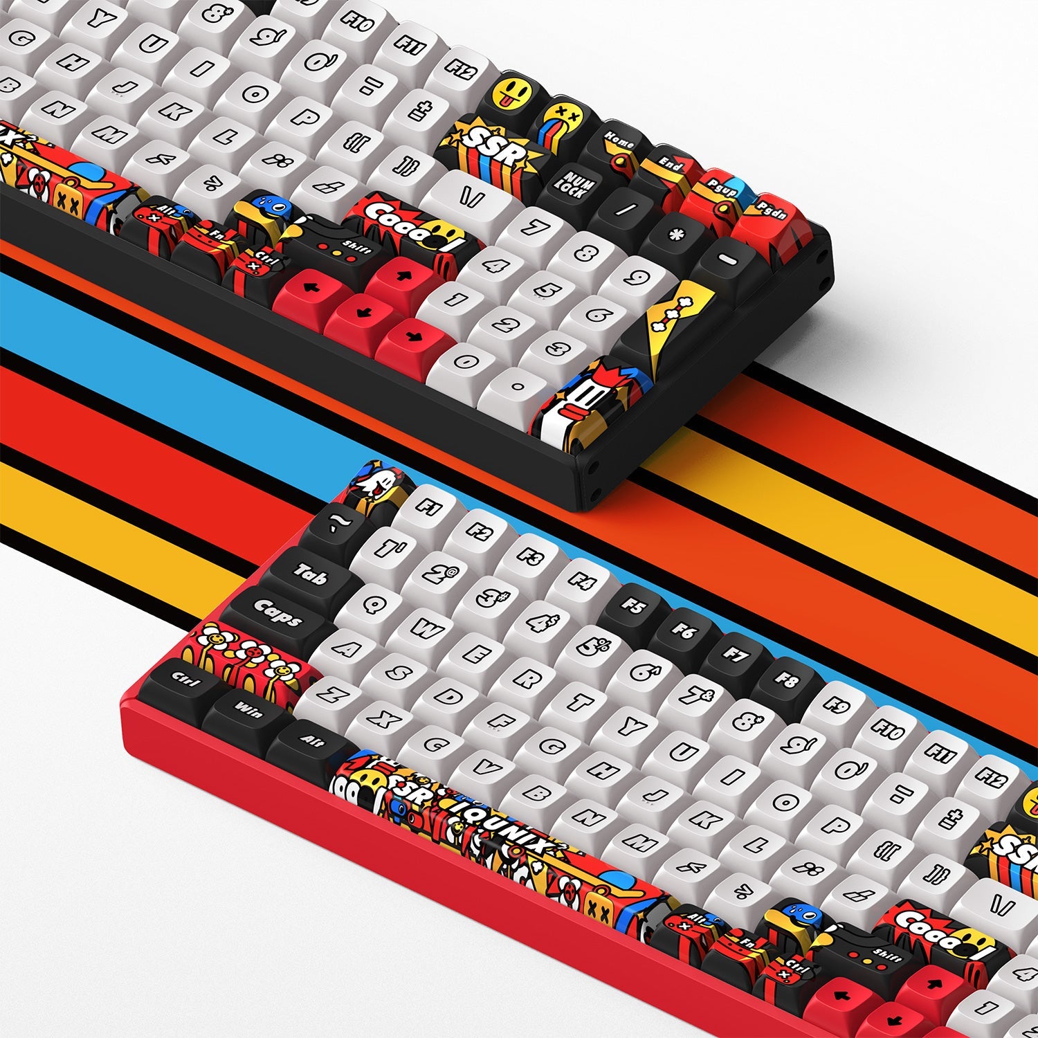 Graffiti Keycaps KDA Profile keycaps Custom mechanical keyboard