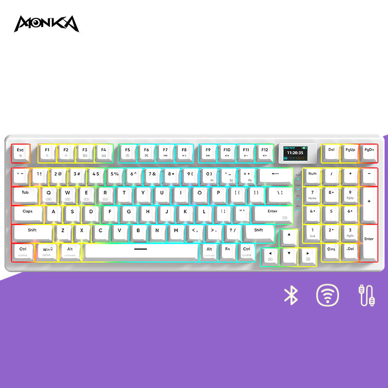 MONKA 3098 PRO Mechanical Keyboard - IPOPULARSHOP