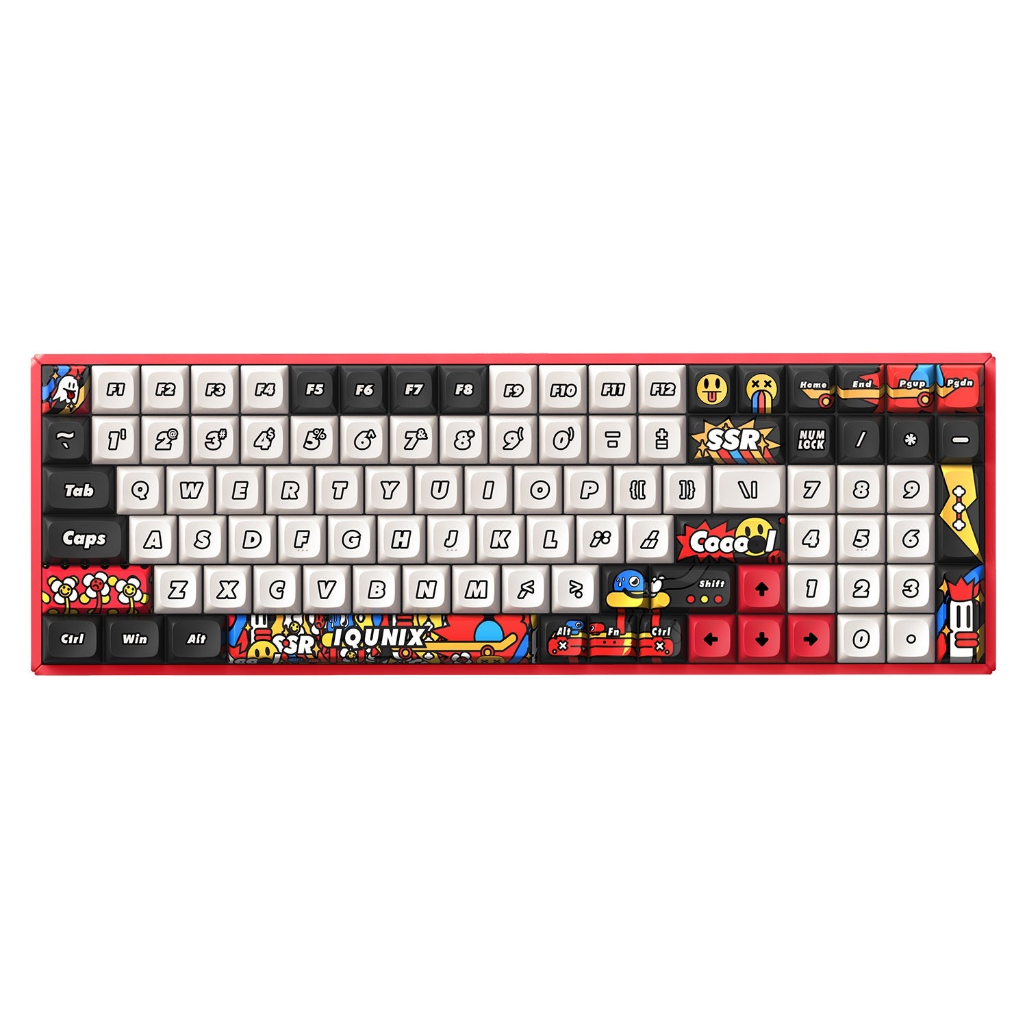 IQUNIX F97 Graffiti Diary Wireless Mechanical Keyboard - IPOPULARSHOP