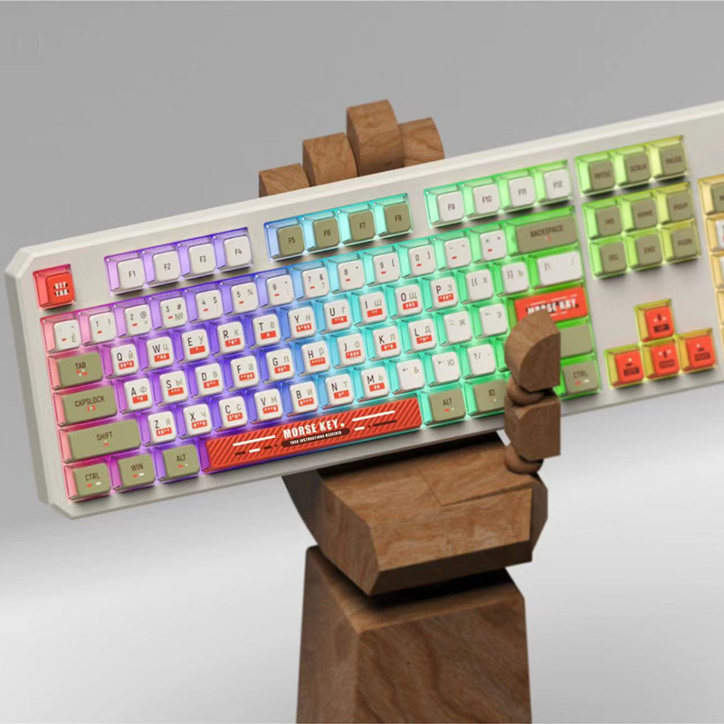 KeyTok Morse Code PBT OEM 121keys Keycaps – IPOPULARSHOP