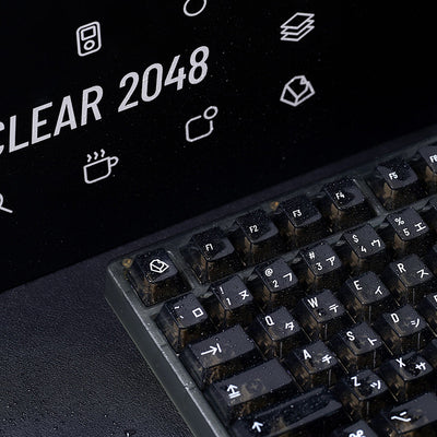 KBDfans Clear 2048 Cherry Keycaps Set - IPOPULARSHOP