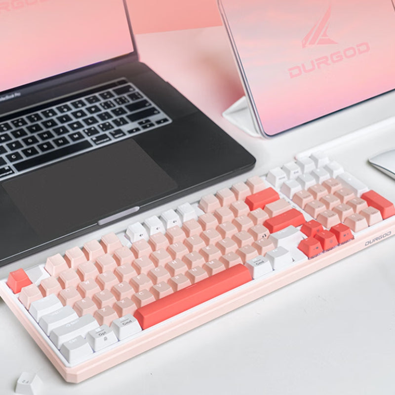 DURGOD K615W Mechanical Keyboard - IPOPULARSHOP