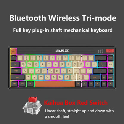 AJAZZ K690T 69Key RGB Wireless Mechanical Keyboard - IPOPULARSHOP