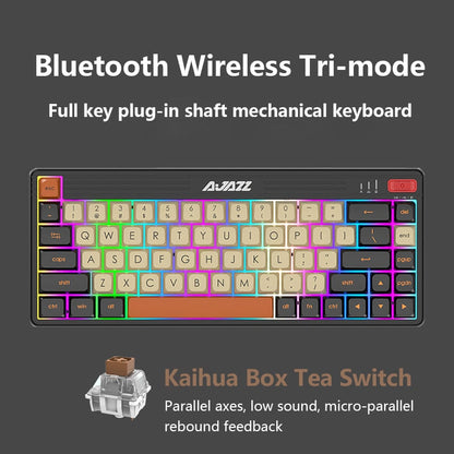 AJAZZ K690T 69Key RGB Wireless Mechanical Keyboard - IPOPULARSHOP