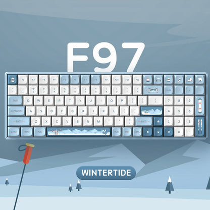 IQUNIX F97 Wintertide Aluminium Alloy Hot Swappable Mechanical Keyboard - IPOPULARSHOP