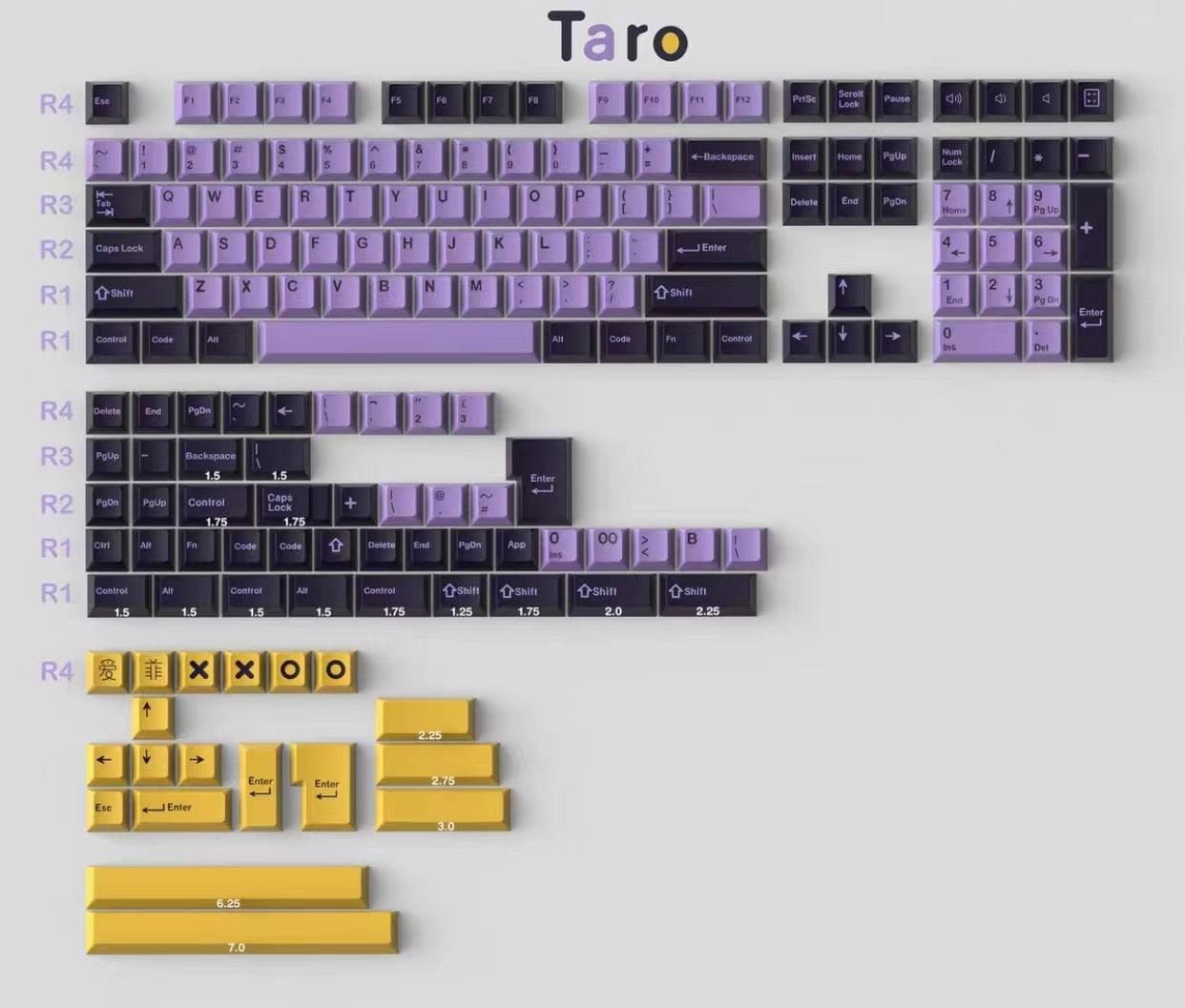 G-MKY 173 DMG/SHOKO/TARO/WOB Cherry Profile Keycaps - IPOPULARSHOP