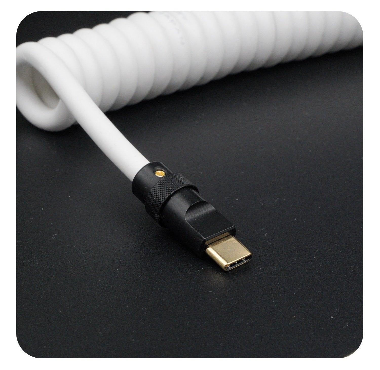 GeekCable White Handmade Customized Keyboard Cable - IPOPULARSHOP