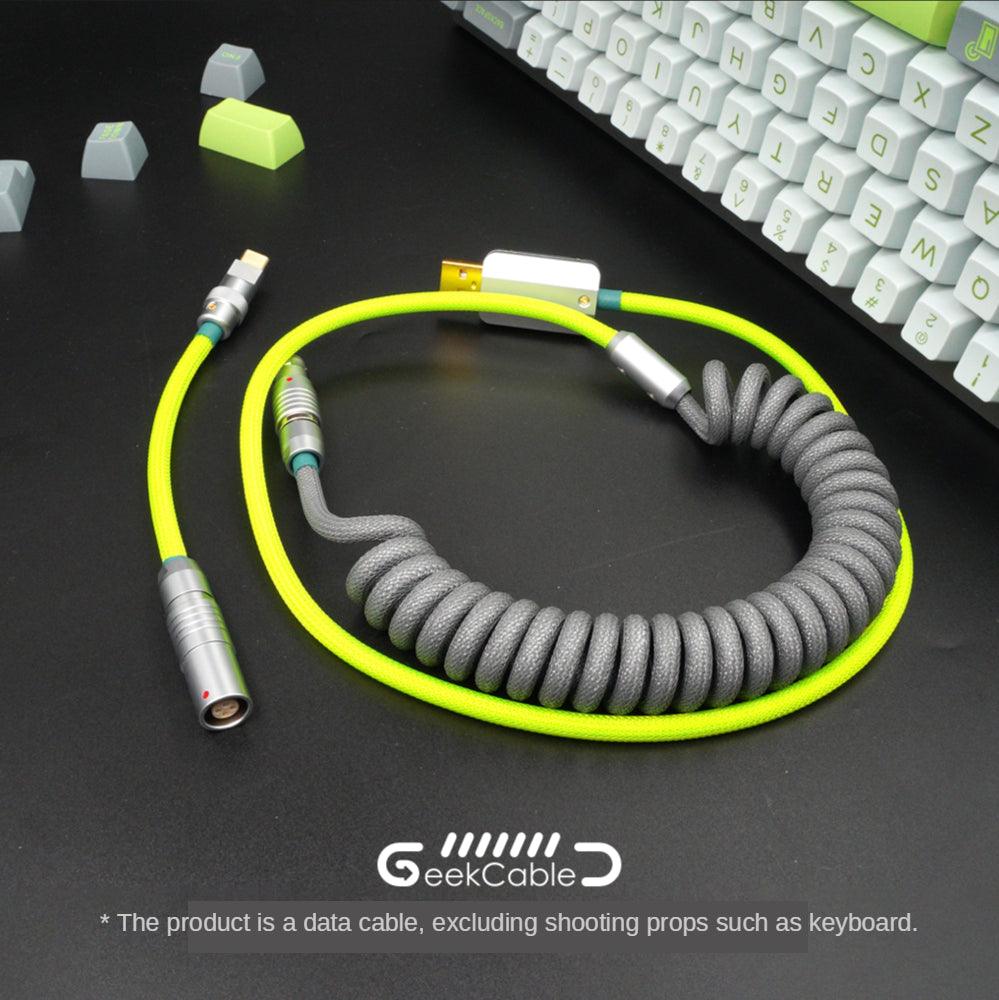 GeekCable Grey Handmade Customized Mechanical Keyboard Cable - IPOPULARSHOP