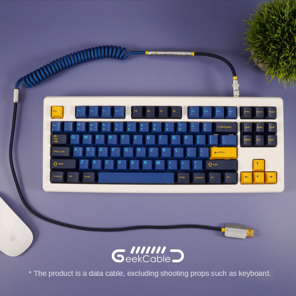GeekCable Dark Blue Manual Customized Mechanical Keyboard Cable - IPOPULARSHOP