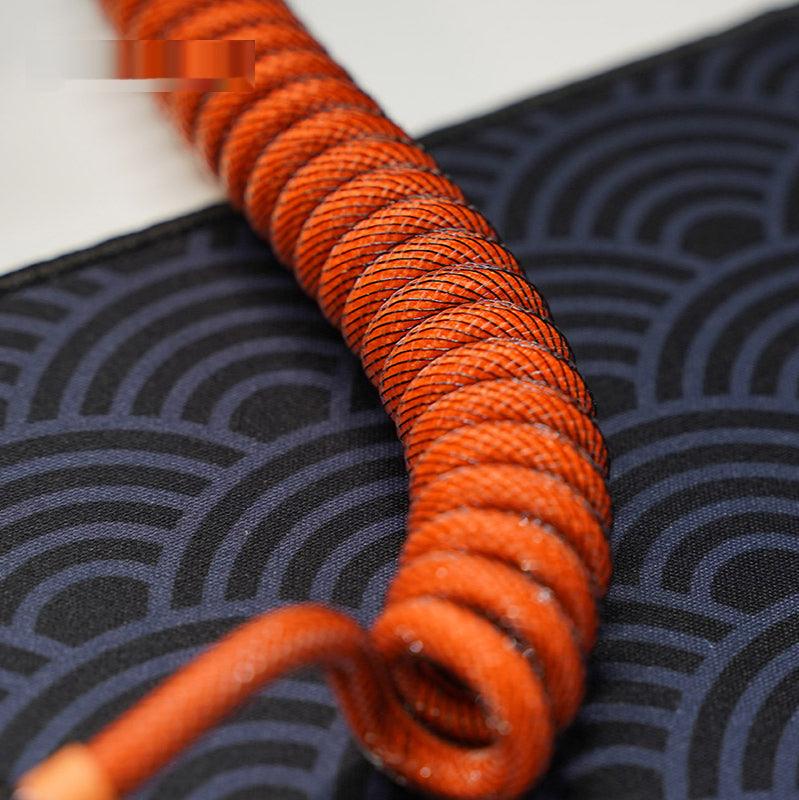 Greatcable Carbon Orange Colorway Customized Keyboard Cable - IPOPULARSHOP