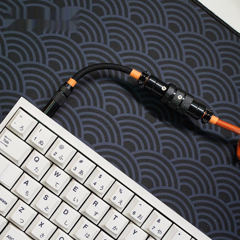 Greatcable Carbon Orange Colorway Customized Keyboard Cable - IPOPULARSHOP