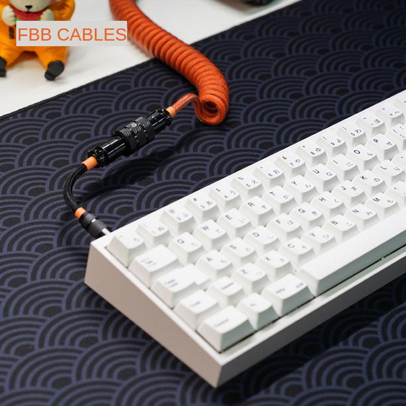 Greatcable Carbon Orange Colorway Customized Keyboard Cable - IPOPULARSHOP