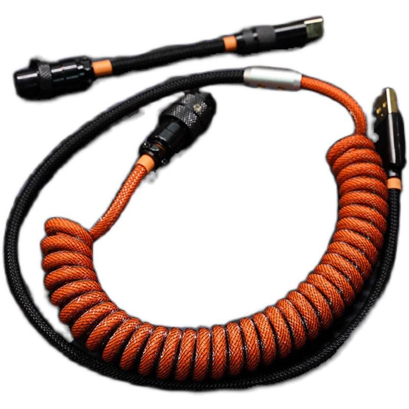 Greatcable Carbon Orange Colorway Customized Keyboard Cable - IPOPULARSHOP
