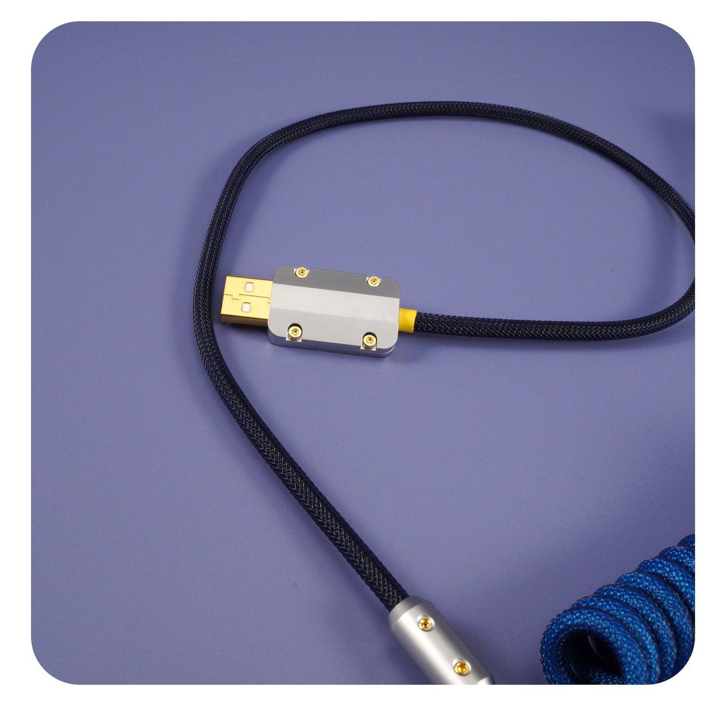GeekCable Dark Blue Manual Customized Mechanical Keyboard Cable - IPOPULARSHOP