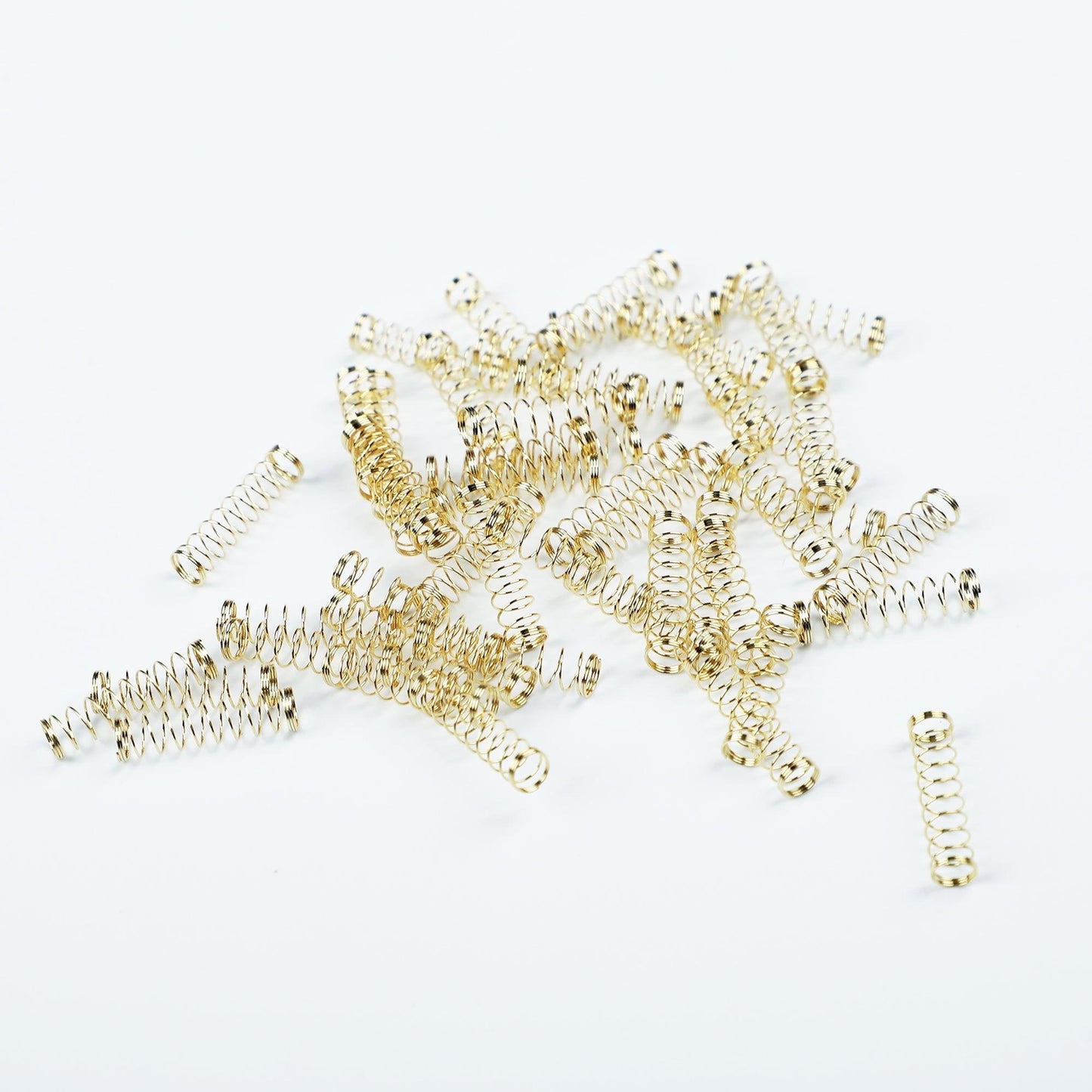 110pcs\lot 24k Gold-plated And Stainless Steel Custom Springs For switches Replacement - IPOPULARSHOP