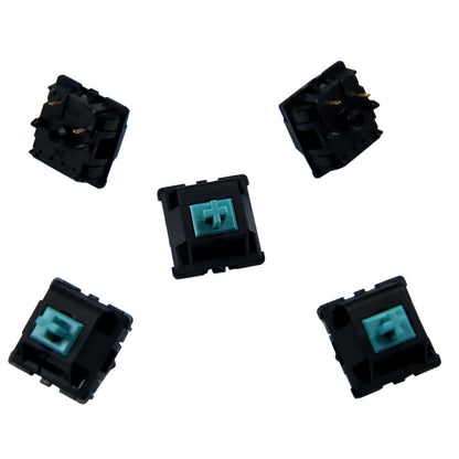 JWK C v2 Black Blue(Lubed Tactile Clicky 5 Pin Switches) - IPOPULARSHOP