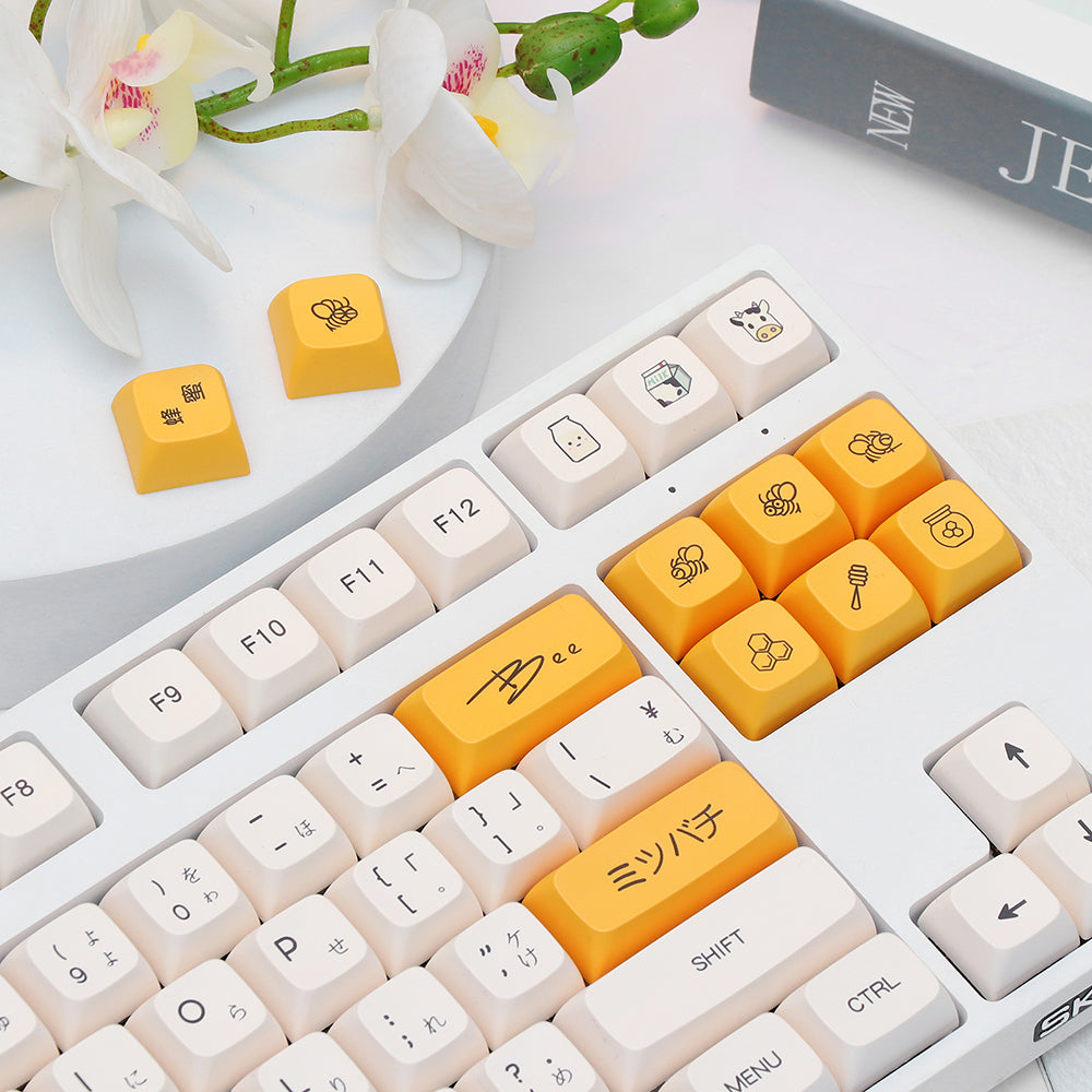 Honey and Milk Keycaps Set - IPOPULARSHOP