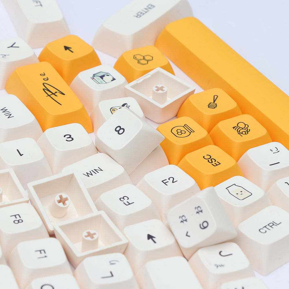 Honey and Milk Keycaps Set - IPOPULARSHOP