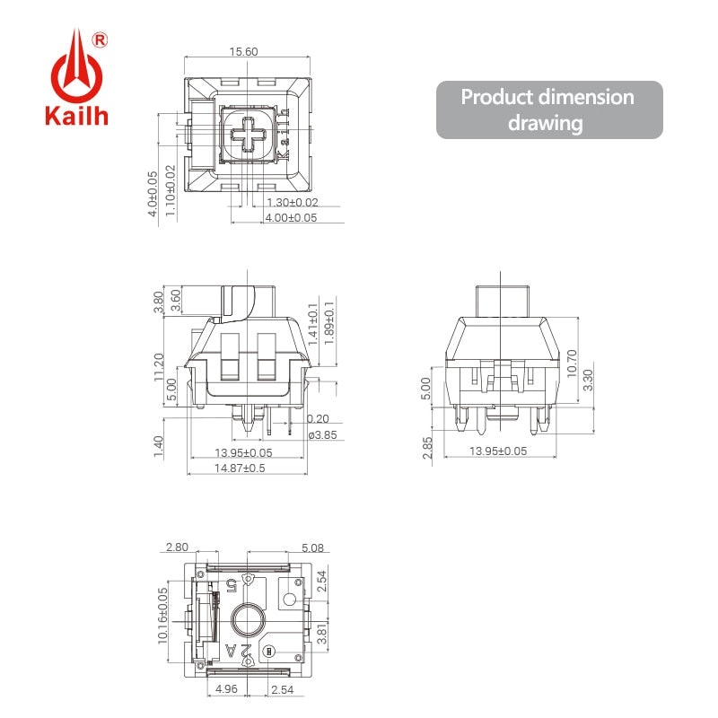 Kailh Chosfox Arctic Mechanical Keyboard Switches - IPOPULARSHOP
