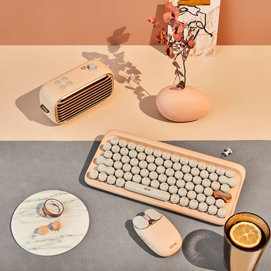 Lofree EH112S Milk Tea 79 Keys ABS Mechanical Keyboard - IPOPULARSHOP