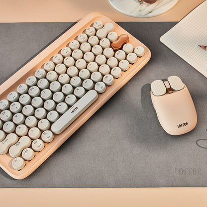 Lofree EH112S Milk Tea 79 Keys ABS Mechanical Keyboard - IPOPULARSHOP