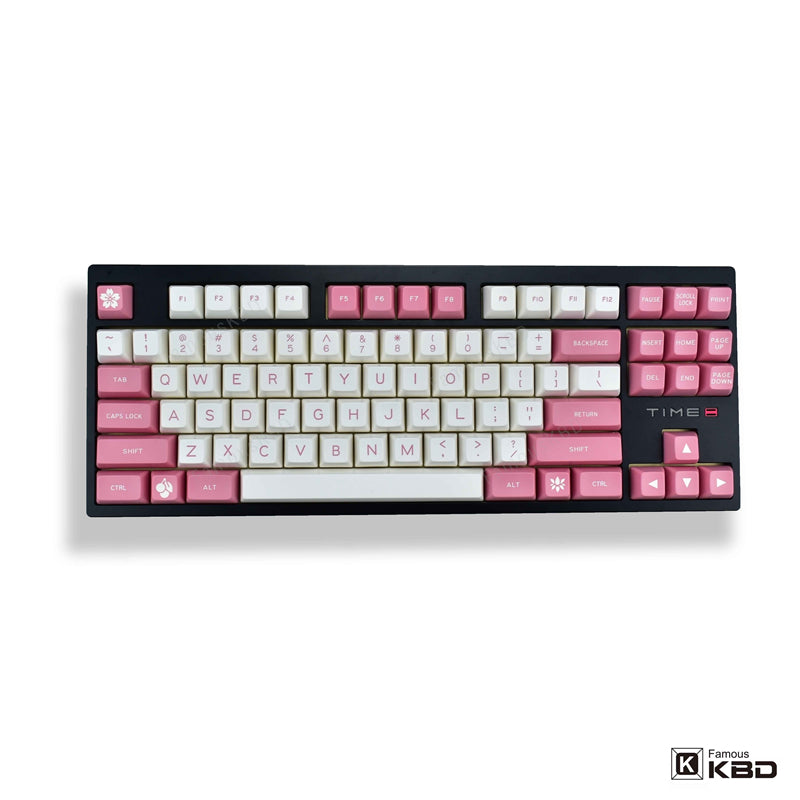 Maxkey Pink White ABS SA Keycap - IPOPULARSHOP