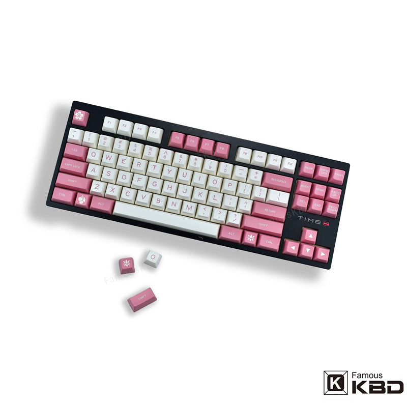 Maxkey Pink White ABS SA Keycap - IPOPULARSHOP