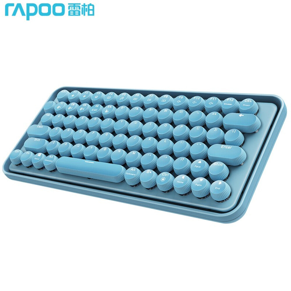 Rapoo Ralemo Pre5 Retro Punk Wired/Wireless 2.4G Bluetooth Mechanical Keyboard - IPOPULARSHOP