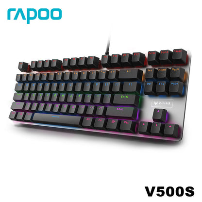 Rapoo V500 Alloy Version Mechanical Gaming Keyboard - IPOPULARSHOP