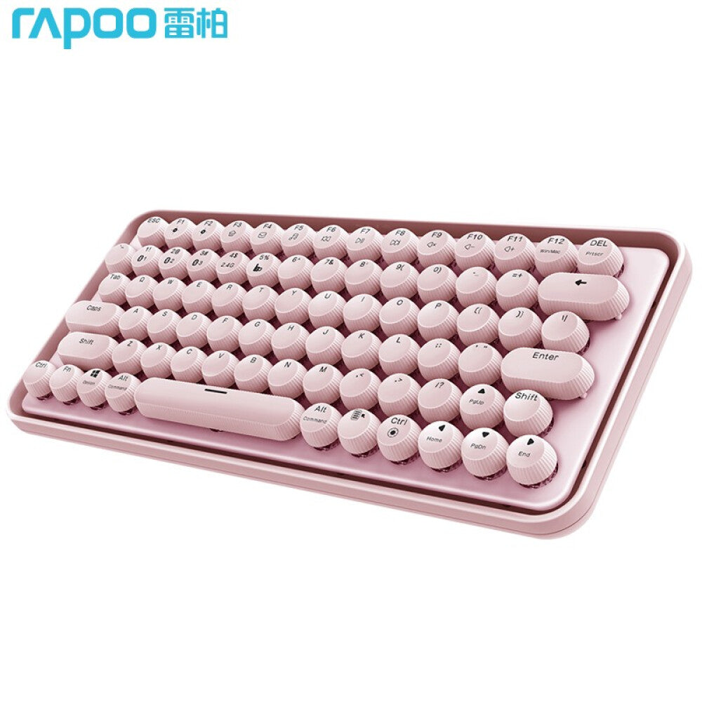 Rapoo Ralemo Pre5 Retro Punk Wired/Wireless 2.4G Bluetooth Mechanical Keyboard - IPOPULARSHOP