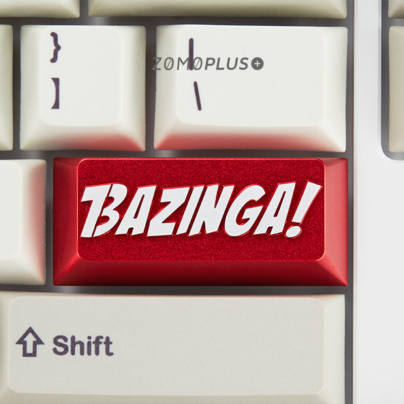 ZOMOPLUS BAZINGA TBBT Theme Aluminum Artisan Keycap - IPOPULARSHOP