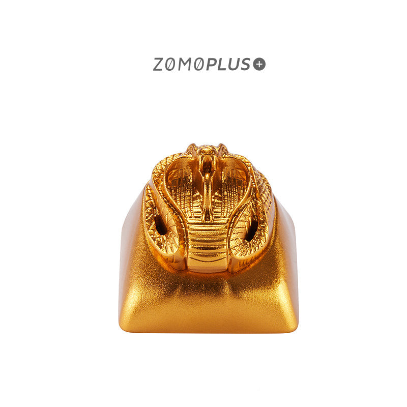 ZOMOPLUS Fantastic Beasts Series - Golden Cobra 3D Aluminum Artisan Keycap - IPOPULARSHOP
