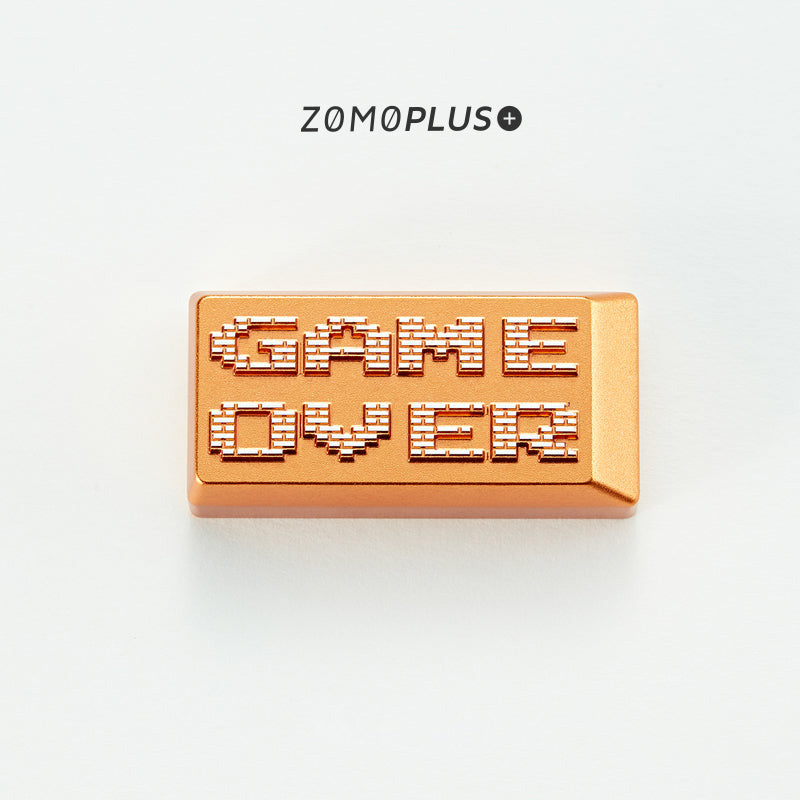 ZOMOPLUS Game Over Aluminum Artisan Keycap - IPOPULARSHOP