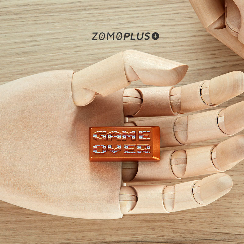ZOMOPLUS Game Over Aluminum Artisan Keycap - IPOPULARSHOP
