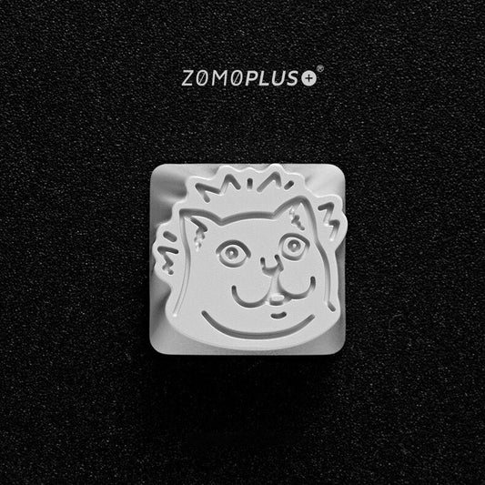 ZOMOPLUS Mur Cat Meme Aluminum Artisan Keycap - IPOPULARSHOP