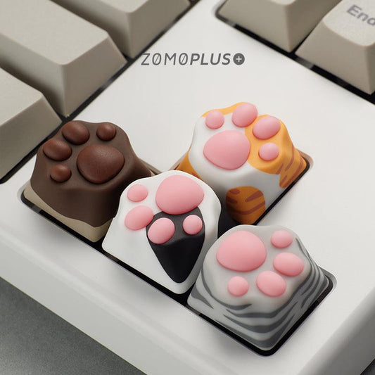 ZOMOPLUS Paw Multi-Color ABS Silicon Artisan Keycap - IPOPULARSHOP