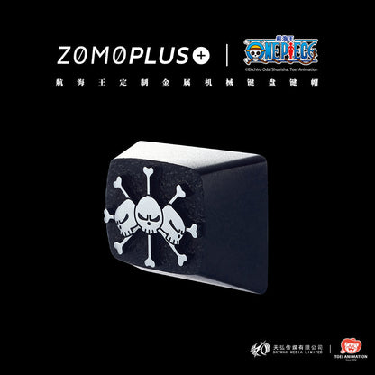 ZOMO PLUS X ONE PIECE Four Emperors Black Beard Marshall D. TEACH Aluminum Keycap - IPOPULARSHOP