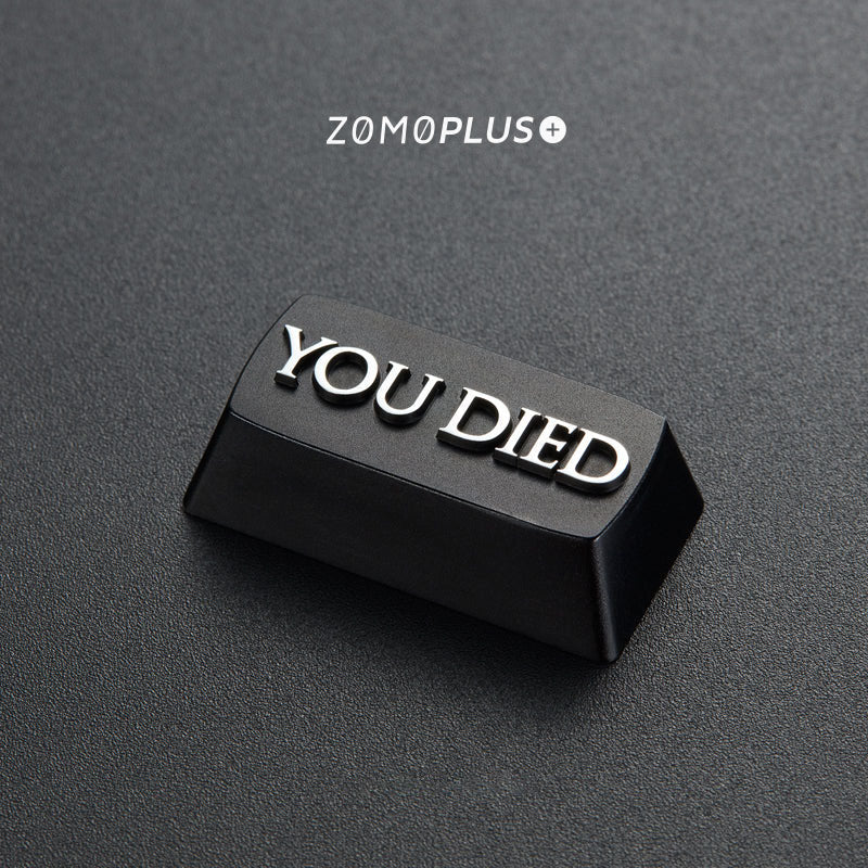 ZOMOPLUS You Died Aluminum Artisan Keycap - IPOPULARSHOP